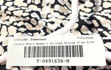 Load image into Gallery viewer, Calvin Klein Womens Black Beige Animal Print Sleeveless Round Neck Tank Top Sz S