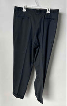 Load image into Gallery viewer, Unbranded Mens Gray Wool Pleated Front Straight Leg Cuffed Dress Pants Size 60