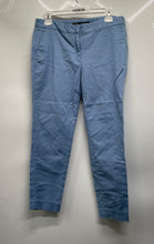 Load image into Gallery viewer, Zara Womens Blue Flat Front Slash Pocket Straight Leg Chino Pants Size M