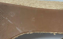 Load image into Gallery viewer, Authentic Tory Burch Womens Brown Espadrille Wedge Slide Sandals Sz 7.5 Stained