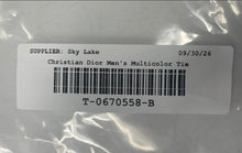 Load image into Gallery viewer, Christian Dior Monsieur Mens Multicolor Striped Silk Adjustable Designer Tie