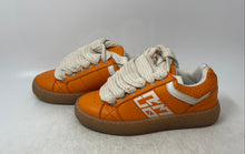Load image into Gallery viewer, CR03 Womens Orange Low Top Round Toe Lace-Up Sneaker Shoes Size 38