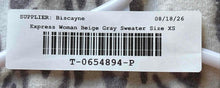 Load image into Gallery viewer, Express Womens Beige Gray Animal Print Long Sleeve Pullover Sweater Size XS