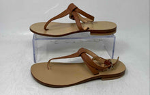 Load image into Gallery viewer, Sianoviaroma Positano Womens Brown Adjustable Buckle Thong Sandals Size EUR 35
