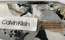 Load image into Gallery viewer, Calvin Klein Womens Multicolor Floral Long Sleeve Button-Up Shirt No Size