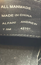 Load image into Gallery viewer, Alfani Mens Andrew Black Leather Plain Toe Lace-Up Derby Dress Shoes Size 7.5M
