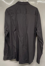 Load image into Gallery viewer, Alfani Mens Gray Stretch Long Sleeve Collared Slim Fit Dress Shirt Size XL