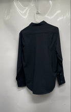 Load image into Gallery viewer, Kenneth Cole Mens Black Long Sleeve Collared Button-Up Shirt Size Small