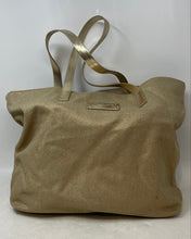 Load image into Gallery viewer, Michael Kors Womens Gold Tone Double Handle Shoulder Tote Handbag