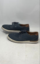 Load image into Gallery viewer, Hush Puppies Mens Heath Blue Leather Lace-Up Round Toe Sneaker Shoes Size 13M
