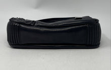 Load image into Gallery viewer, Perlina Womens Black Leather Inner Outer Pocket Shoulder Bag