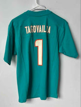 Load image into Gallery viewer, Nike Kids Aqua Miami Dolphins Tua Tagovailoa # NFL Jersey Size Large