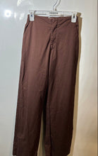 Load image into Gallery viewer, Abercrombie & Fitch Womens Brown Pockets Flat Front Wide-Leg Trousers Pants XS