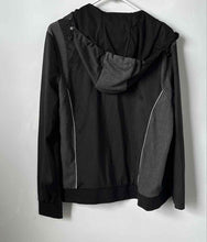 Load image into Gallery viewer, Armani Exchange Womens Black Long Sleeve Hooded Full-Zip Jacket Size Medium