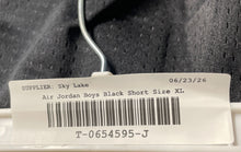 Load image into Gallery viewer, Air Jordan Boys Black Elastic Waist Pockets Pull-On Athletic Shorts Sz XL 13-15Y