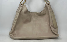 Load image into Gallery viewer, Sigrid Olsen Womens Beige Leather Inner Pocket Medium Shoulder Handbag