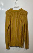 Load image into Gallery viewer, H&M Womens Yellow Cotton Long Sleeve Crew Neck Pullover Sweater Size XS