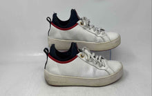 Load image into Gallery viewer, Michael Kors Womens Ace White Red Blue Perforated Leather Sneakers Shoes Size 5M
