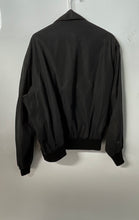 Load image into Gallery viewer, Faconnable Albert Goldberg Mens Black Beige Full-Zip Bomber Jacket Size Small