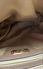 Load image into Gallery viewer, Michael Kors Womens Brown Saffiano Leather Double Handle Jet Set Travel Tote Bag