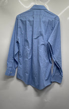 Load image into Gallery viewer, Van Heusen Mens Blue Long Sleeve Collared Button Front Dress Shirt Size Medium