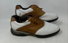 Load image into Gallery viewer, Nike Mens Air Zoom Kempshall Last 309890-121 White And Brown Golf Cleats Size 10