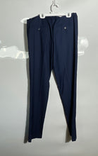 Load image into Gallery viewer, Elie Balleh Mens Blue Flat Front Slash Pocket Straight Leg Dress Pants Size 34