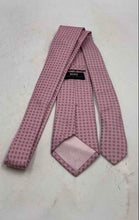 Load image into Gallery viewer, Hugo Boss Mens Multicolor Geometric Print Silk Adjustable Long Designer Tie