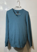 Load image into Gallery viewer, Alfani Mens Light Blue Long Sleeve V-Neck Pullover Sweater Size Medium