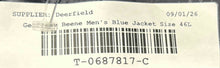 Load image into Gallery viewer, Geoffrey Beene Mens Blue Long Sleeve Notch Lapel Two-Button Blazer Size 46L
