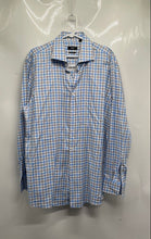 Load image into Gallery viewer, Hugo Boss Mens Multicolor Check Sharp Fit Long Sleeve Collared Dress Shirt Sz 17