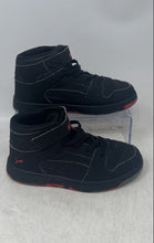 Load image into Gallery viewer, Puma Boys Rebound Layup Black Leather Round Toe Lace-Up Sneaker Shoes Size 1C