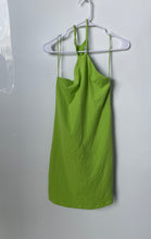 Load image into Gallery viewer, Zara Womens Green Sleeveless Halter Neck Pullover Bodycon Dress Size Large
