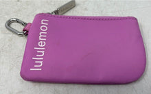 Load image into Gallery viewer, Lululemon Womens Pink Zipper Mini Travel Coin Pouch Wallet