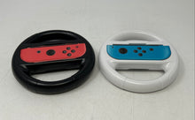Load image into Gallery viewer, 2 Pack Game Wave Joy-Con Black White Nintendo Switch Steering Racing Wheel