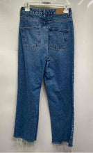 Load image into Gallery viewer, Zara Womens Blue Denim Pockets Stretch Straight Leg Jeans Size 4