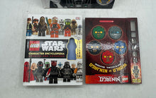 Load image into Gallery viewer, Lot Of 3 Pcs Lego Multicolor Mixed Star Wars Hardcover Books Missing Figurines