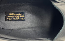 Load image into Gallery viewer, Romania Mens Black Leather Slip-On Round Toe Loafer Shoes Size EUR 44