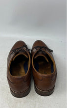 Load image into Gallery viewer, Florsheim Mens Rucci Brown Leather Cap Toe Lace-Up Oxford Dress Shoes Size 10.5