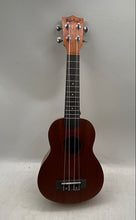 Load image into Gallery viewer, Everjoys Soprano Brown Natural Wood 4-String Acoustic Ukulele
