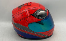 Load image into Gallery viewer, WOW Unisex Multicolor Spider Print Cushioned Full-Face Motorcycle Helmet