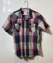 Load image into Gallery viewer, Levi's Mens Multicolor Plaid Short Sleeve Collared Button-Up Shirt Size XL