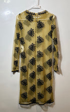 Load image into Gallery viewer, Zara Trafaluc Collection Womens Yellow And Black Long Sleeve Sheath Dress Sz XS