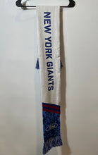 Load image into Gallery viewer, Unisex Adult Multicolor NFL New York Giants Fringe Edge Rectangle Scarf