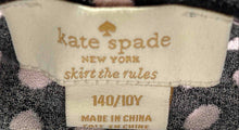 Load image into Gallery viewer, Kate Spade New York Girls Black Polka Dot Sleeveless Mini Dress Size 10Y