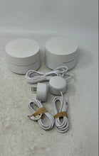 Load image into Gallery viewer, Lot Of 2 Pcs Google Model GJ2CQ White Mesh Networking Wi-Fi Router Not Tested
