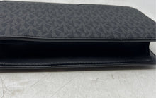 Load image into Gallery viewer, Michael Kors Womens Cece Black Monogram Print Chain Strap Crossbody Bag