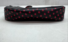 Load image into Gallery viewer, Betty Boop Womens Black Red Graphic Print Adjustable Strap Zipper Crossbody Bag
