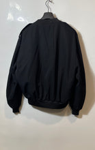 Load image into Gallery viewer, Neptune Garment Co. Mens Black Long Sleeve Lined Full-Zip Varsity Jacket Size 50
