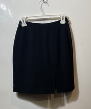 Load image into Gallery viewer, Banana Republic Womens Black Regular Fit Side Zip Straight & Pencil Skirt Size 0